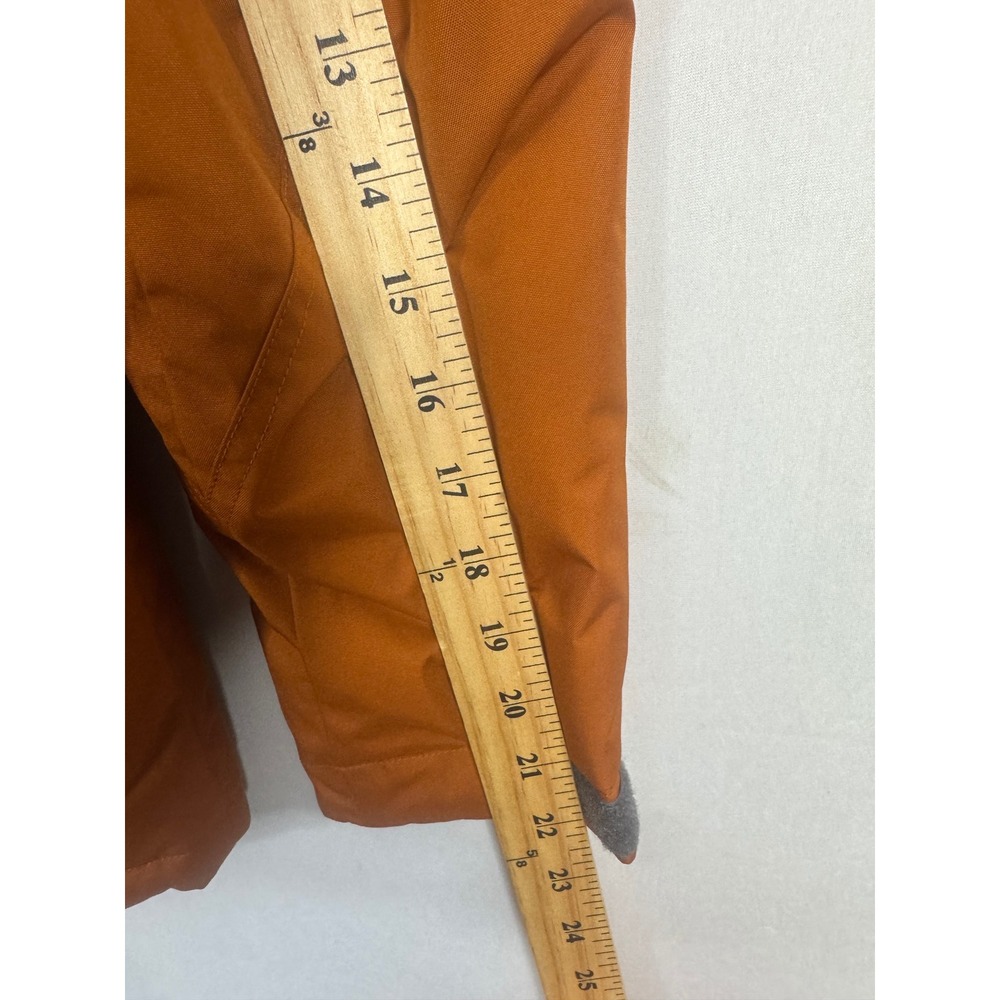 MEC Mountain Equipment Coop Boys Orange Insulated Winter Parka Ski Jacket 10 - Picture 13 of 13